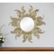 Homeroots 37" Gold Abstract Sunburst Iron Framed Accent Mirror 485086 - alternate 4