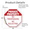 Signmission Private Property No Trespassing No, 18 Inch X 18 Inch, Vinyl Decal OC-D-18-140 - alternate 4