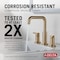 Delta Nicoli Two Handle Widespread Bathroom Faucet 35849LF-CZ - alternate 6