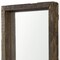 Homeroots 18" White Solid Wood Square Accent Mirror 607299 - alternate 4