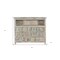 Homeroots 50" White Distressed Reclaimed Wood Open And Enclosed Storage Entertainment Center 522829 - alternate 8