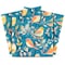 Homeroots 6" x 6" Blue And Yellow Vinyl Arabesque Peel And Stick Removable Tiles 571216 - alternate 7