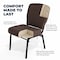 Flash Furniture Advantage Signature Elite Java Church Chair, 20" Wide PCRCB-106 - alternate 6