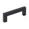 Amerock Monument 3 inch (76mm) Center-to-Center Matte Black Cabinet Pull, 10PK 10VMP36578FB - alternate 1