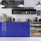 Apollo Tile Siena 5.35 in. x 5.35 in. Glossy Blue Ceramic Cross-Shaped Wall and Floor Tile 5.37 sqft/case, 27PK APLMOR88AZCR - alternate 6