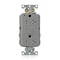 Leviton Plugs&Rcptcls, 20A, 125VAC, Gry, Polycarb G5362-TGY - alternate 1