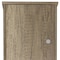 Homeroots 16" Wood Brown Laminate Accent Cabinet With Four Shelves 477658 - alternate 4