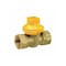 Bk Products Gas Ball Valve ProLine 3/4in Brass FIP Chrome Plated 113-524 - alternate 2