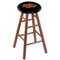 Holland Bar Stool Co Oak Counter Stool, Medium Finish, Oklahoma State Seat RC24OSMed - alternate 1