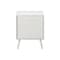 Monarch Specialties Accent Table, Side Table, Bedroom, Living Room, Nightstand, Storage Drawer, White, Contemporary I 3619 - alternate 2