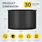 Ipower 30 Gallon Grow Bags 300G Thickened Sturdy Plant Fabric Pots with 20 Labels, Black, 20PK GLGROWBAG30X5BLKV5X4 - alternate 6