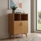 Homeroots 32in Brown Wood Accent Cabinet 691661 - alternate 4