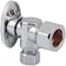Do It Best 5/8'' OD x 3/8'' OD Quarter Turn Angle Valve DIB61PCLF - alternate 3