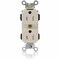 Leviton Straight Blade Receptacle, 5-15R, 15 A, 125V AC, Self-Grounded MT562-ST - alternate 1