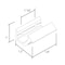 Quiet Glide 9.92 ft. Maple Contemporary Wheel Black Rolling Hook Removable Ladder, 12 ft. Rail QG.540-10MA-12-H.08 - alternate 6