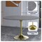 Leisuremod Round 47.24 in W, 29.34 in L, Sintered Stone/Stainless Steel, Grey VT23BG-48GRS - alternate 6