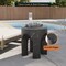 Leisuremod Crus Modern 18 in Round Fiberstone Side Table, 260 lb Capacity, Weather-Resistant, Fully Assembled CST17MBL - alternate 9