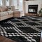 World Rug Gallery Southwestern Geometric Area Rug 7 ft 10 in x 10 ft Black WR92BLACK8X10 - alternate 5