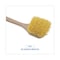 Boardwalk Utility Brush, Cream Polypropylene Bristles, 5.5in Brush, 14.5in Tan Plastic Handle BWK4320 - alternate 4