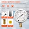Vevor Hydraulic Pressure Test Kit 5 Gauges 13 Couplings 14 Tee Connectors 5 Hose TKS-4 - alternate 4