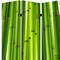 Homeroots 72" Green Canvas Folding Three Panel Screen Room Divider 274654 - alternate 6