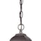Homeroots Antique Brown Beveled Glass Outdoor Hanging Light 397993 - alternate 3