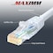 Maximm Cat6 Ethernet Cable 5ft 10Gbps 550MHz UTP, 20PK, White, 20PK CAT65FT20PKWhite - alternate 5