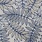 Homeroots 6' X 9' Navy Blue And Beige Botanical Leaves Indoor Outdoor Area Rug 546680 - alternate 8