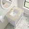 James Martin Vanities Myrrin 30" Single Vanity, Bright White w/ 3 CM Tajnar Eclos Top 485-V30-BW-3TJR - alternate 7