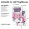 Signmission Cotton Candy, Vinyl Decals Only 24 Inch x 36 Inch, Vinyl Decal, 2PK DSB-2436-2PACK-Cotton Candy - alternate 2