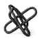 Homeroots 10" Black Metal Chain Link Tabletop Sculpture 392514 - alternate 1