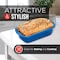 Bakken- Swiss Blue Marble Nonstick Loaf Pans Set of 4, 7in to 11in, Oven Safe to 450 DegF, Dishwasher Safe BK4LOA4BLU - alternate 4