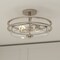 Vaxcel Grace 2-Light Semi-Flush Mount Ceiling Light, Satin Nickel, Clear Glass, 14.75-In. C0381 - alternate 7