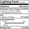 Bulbrite LED Filament 5W, Dimmable B11, Clear Glass, E26 Base, 2700K, 500 Lm, 4PK 862844 - alternate 3