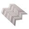 Apollo Tile Wooden Gray 13x14 Marble Polished, Etched Floor and Wall Mosaic Tile 6.09 sqft/case, 5PK APLBL8807WGA - alternate 7