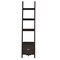 Homeroots Brown Wood Four Tier Ladder Bookcase 332947 - alternate 2