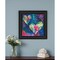 Homeroots Hearts Black Framed Print Wall Art 405108 - alternate 3
