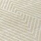 Homeroots 8' Beige And Ivory Round Geometric Washable Indoor Outdoor Area Rug 612102 - alternate 6