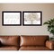 Homeroots Set Of Two Love or In the Moment 2 Black Framed Print Wall Art, 2PK 407930 - alternate 3