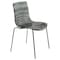 Leisuremod Astor Water Ripple Design Dining Chair, Transparent Black AC20TBL - alternate 1