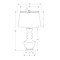 Monarch Specialties Lighting, 28"h, Table Lamp, Brown Resin, Beige Shade, Transitional I 9920 - alternate 2