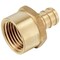 Thrifco Plumbing 1/2" x 3/4" Brass Adapter F1960 x FPT Lead Free - (PEX A) 7920073 - alternate 4