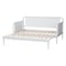 Baxton Studio Lucera Bobbin Expandable Daybed, White 263-14377-ZORO - alternate 5