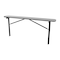 Leisure Craft Bench w/o Back, Ingroud Mount, 8ft., Gray B8XPIG-GRAY - alternate 1