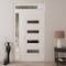Vdomdoors Front Exterior Prehung Metal-Plastic Door, Manux 8113 White Silk, Side and Top Sidelite Transom, Of MANUX8113EXD-WS-W36+12xH80+14-LH - alternate 4