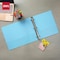 Deli Std Duty View Binder 1.5in, Letter, D-Ring, PVC-Free, Light Blue, 12PK CF568-LB - alternate 2