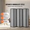 Vevor Room Divider Japanese Wall Divider 4 Pane for Room Separation (Black) SS-001-6P-BL - alternate 4