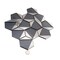 Apollo Tile Mirari 9x11 in. Gray Glossy Glass 3D Trapezoid Mosaic Wall Tile (3.28 sq ft/case) 5PK APLMNC8807GRA - alternate 6