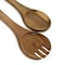 Gibson Elite 3 Piece Acacia Wood Salad Bowl and Spoon Set in Brown 78975.03 - alternate 7