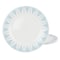 Ultra By Gibson Piper Point 4 Piece 10 Inch Round Tempered Opal Glass Dinner Plate Set in Blue 138945.04 - alternate 1